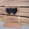 Boucle d'oreilles Black Heart