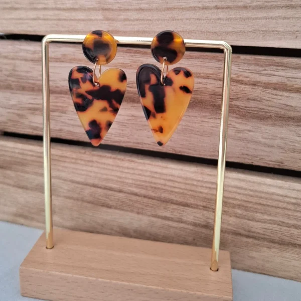 Boucle d'oreilles Léopard