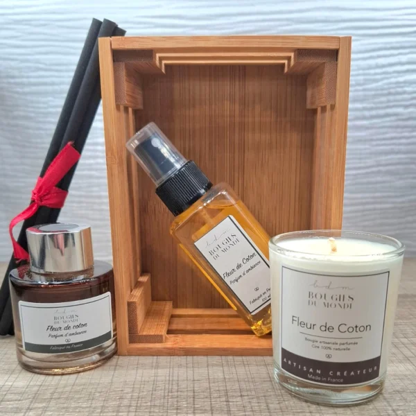Coffret fleur de coton 