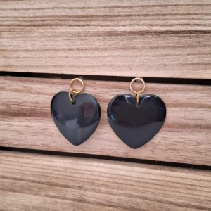 Boucle d'oreilles Black Heart