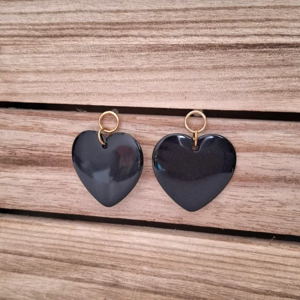 Boucle d'oreilles Black Heart