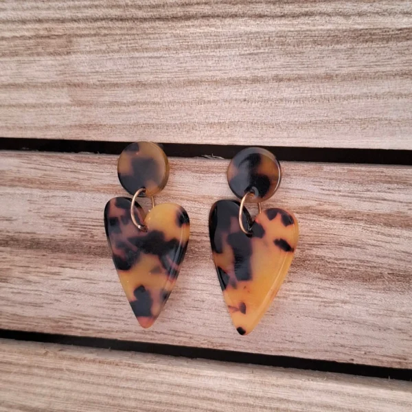 Boucle d'oreilles Léopard